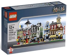 LEGO 10230  Collezionisti  Mini Caf Corner - Market Street  -Alimentari - Verde Caserma dei Pompieri -  Gran Emporium
